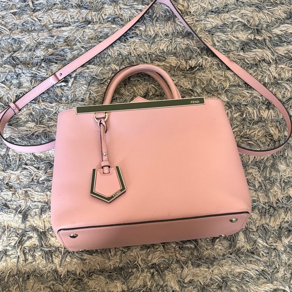 Fendi Light Pink Satchel Silver Hardware 8x11x5 - Picture 3 of 17